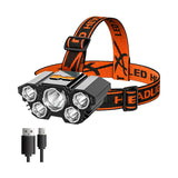 Powerful headlamp - 5 rechargeable LEDs