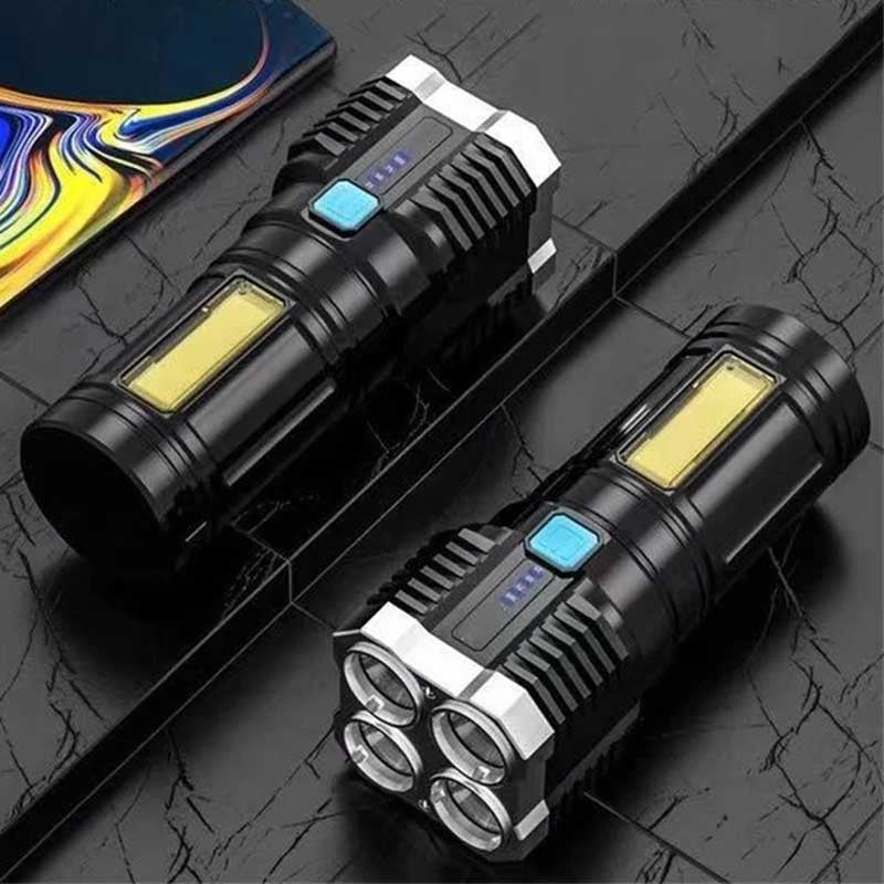 Lampe torche puissante avec zoom pratique pour éclairage précis travel bottle