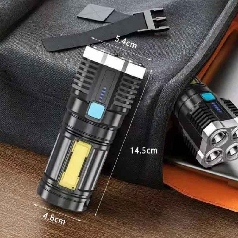 Lampe torche rechargeable idéale pour le camping et les activités de plein air do