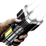 Powerful flashlight - 4 rechargeable LEDs
