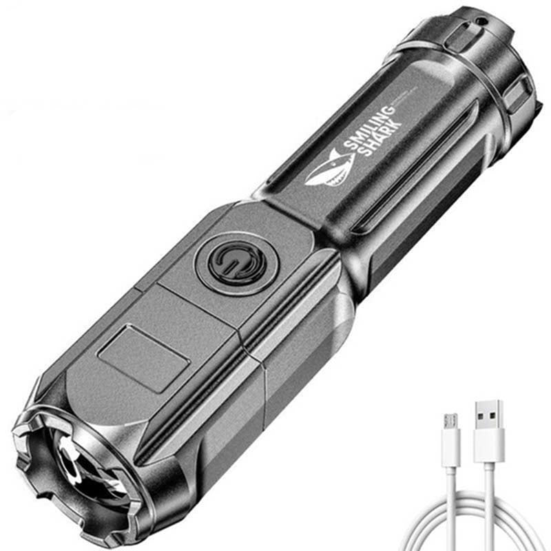 Lampe torche puissante et rechargeable, éclairage puissant pour la randonnée et la sécurité