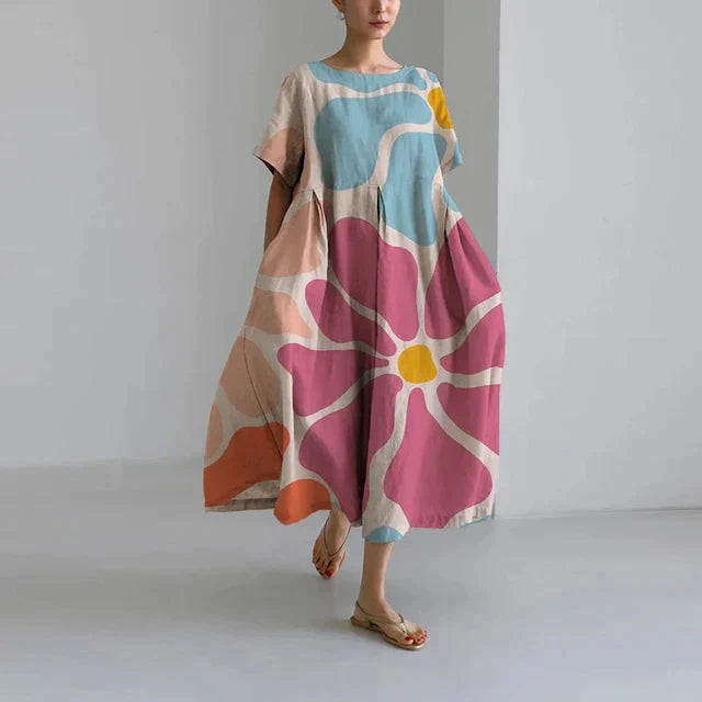 Robe décontractée et élégante à imprimé floral en LX- pour un style moderne t