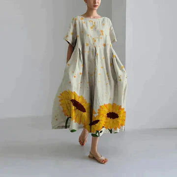 Robe décontractée et élégante à imprimé floral en LX- pour un style féminin t