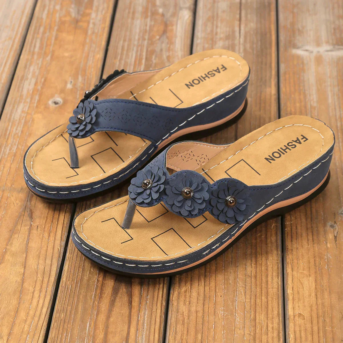 Sandales à Fleurs Vintage Leni | Confort Floral et Élégance Florale travel bo