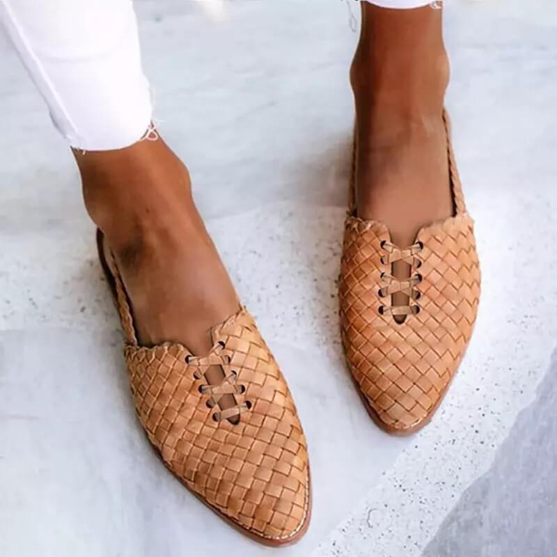 Chaussures pantoufles pour femmes modernes Marron confortables et élégantes t