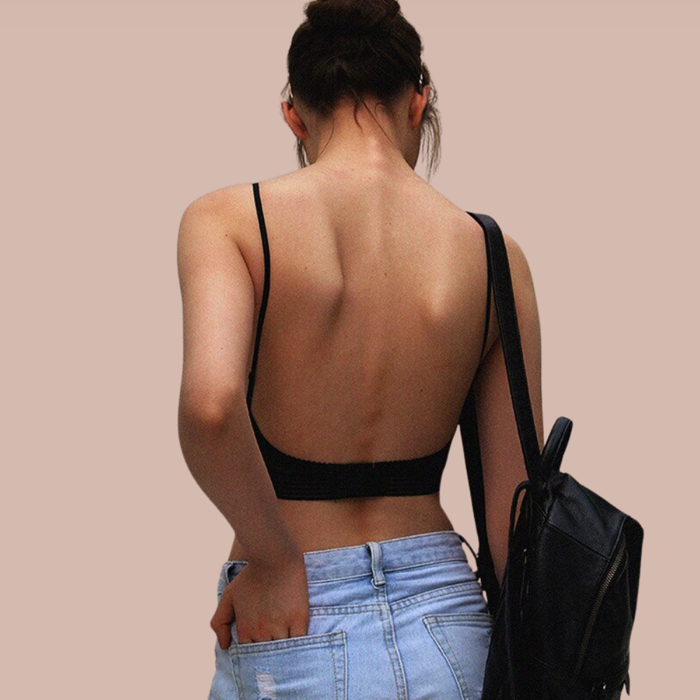 Soutien-Gorge Dos Nu Noir au Comfort Premium - Maintien Optimal et Confort Absolu