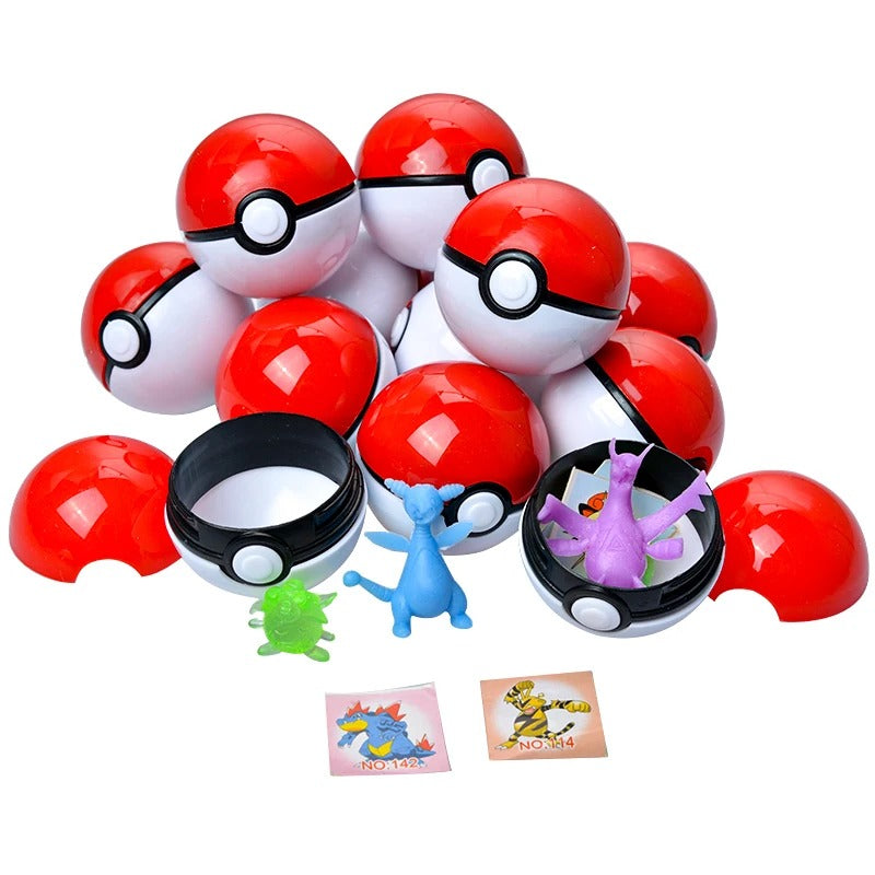Lot de Pokéballs avec Mini Figurines - Idéal pour les fans de Pokémon travel