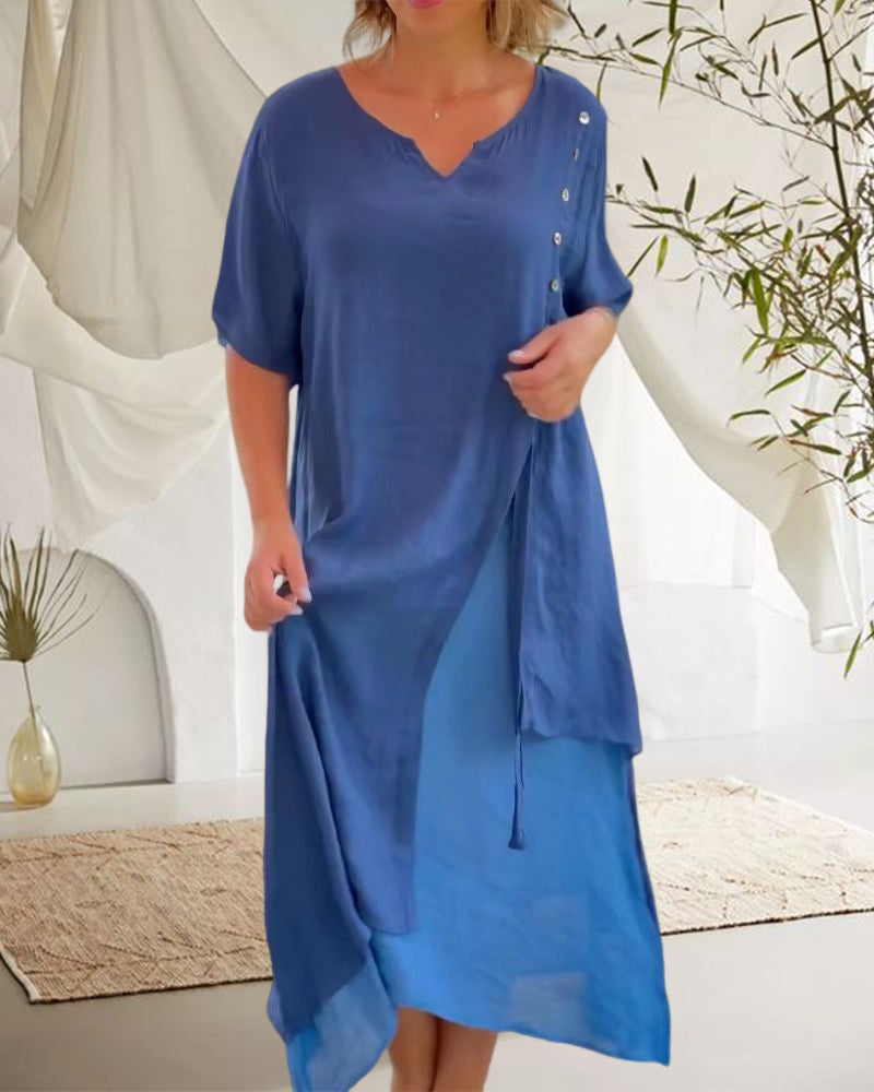 Robe asymétrique Louise en Noir | Coupe flatteuse et élégance moderne pour grandes occasions