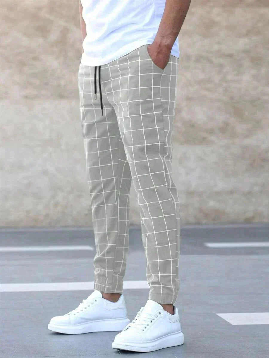 Pantalon chic Luce gris pour homme - Coupe parfaite et style intemporel trave