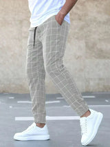 Light | Checked Pattern Pants