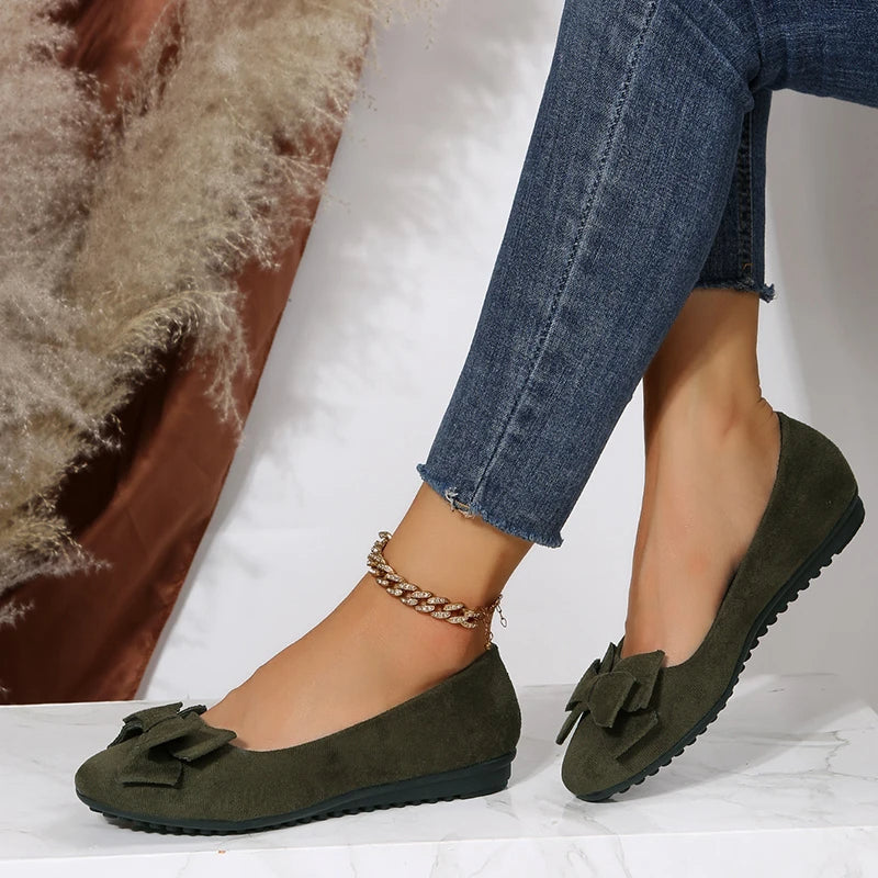 Mocassins orthopédiques pour femmes en Vert - Chaussures durables et confortables