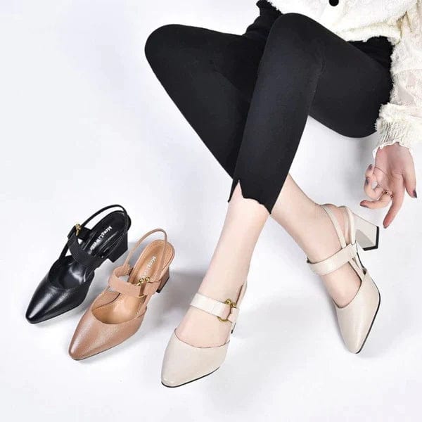 Sandales à Talons Hauts Élégantes Luisa en Noir - Confort Élégant et Élégance Moderne