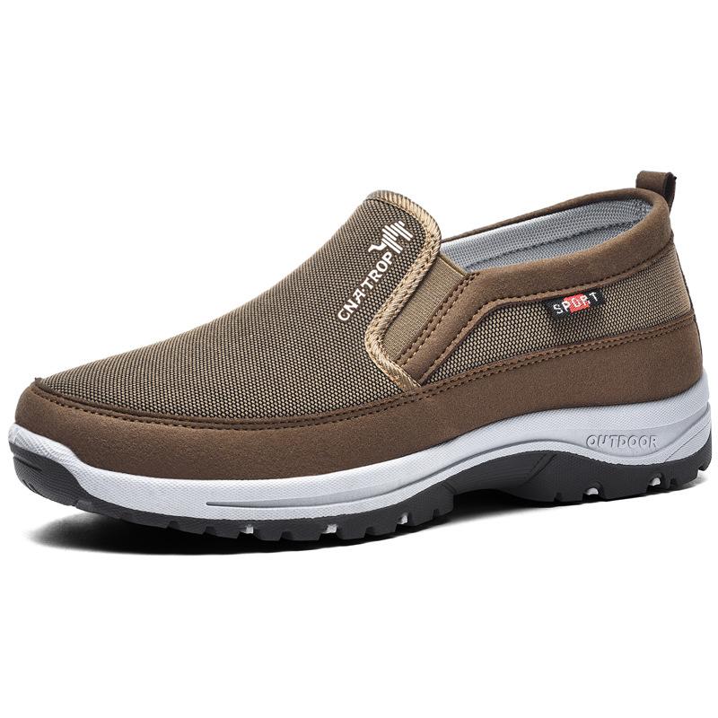 Chaussures orthopédiques polyvalentes pour hommes Marco Marron | Confort durable et style élégant