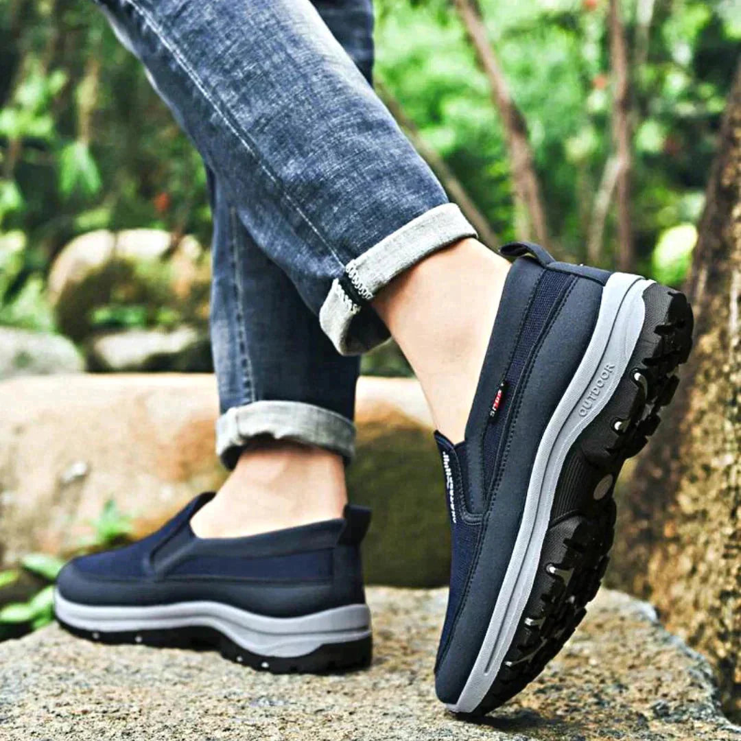 Chaussures orthopédiques polyvalentes pour hommes Marco Marron | Confort durable et style élégant