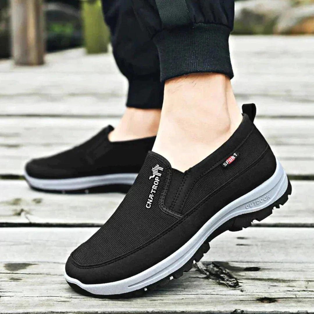Chaussures orthopédiques polyvalentes pour hommes Marco Marron | Confort durable et style élégant