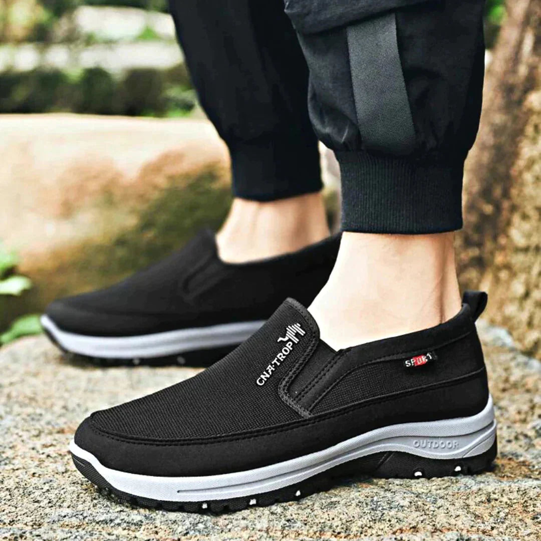 Chaussures orthopédiques polyvalentes pour hommes Marco Marron | Confort durable et style élégant