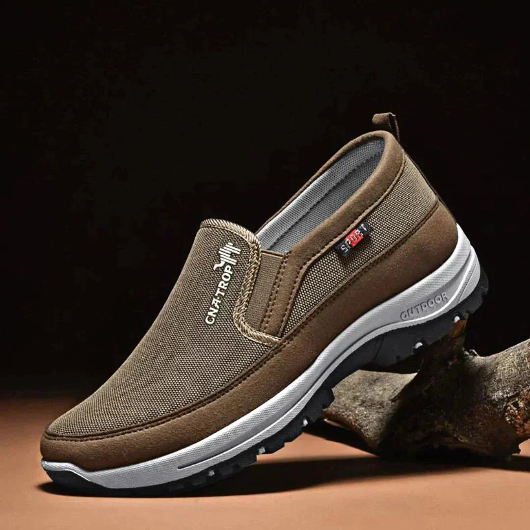 Chaussures orthopédiques polyvalentes pour hommes Marco Marron | Confort durable et style élégant