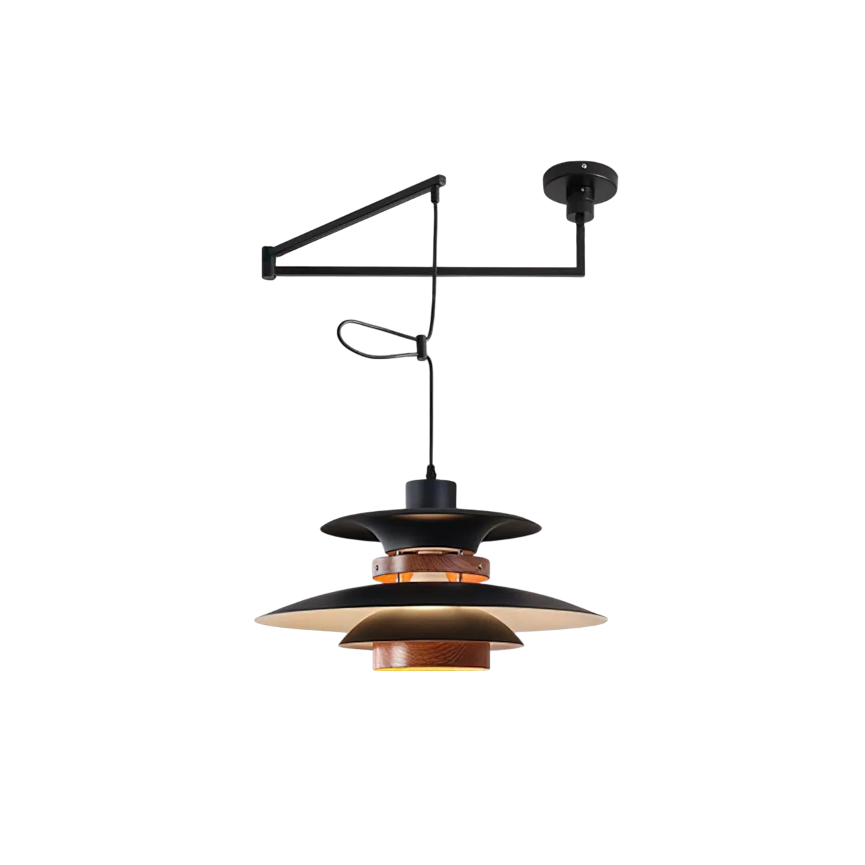 Merado articulated arm pendant lamp