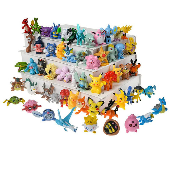 Mini Figurines Pokemon pièces - Modèles Colorés pour Collectionner et Jouer t