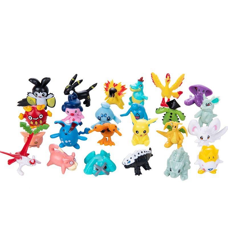 Mini Figurines Pokemon pour Jouer et Collectionner - Figurines PVC Réalistes dog