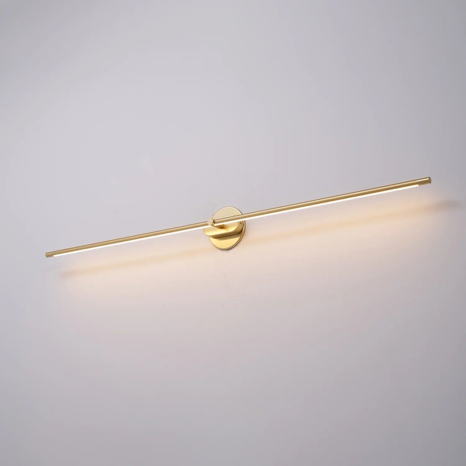 Wall-mounted light bar for bathroom above the mirror