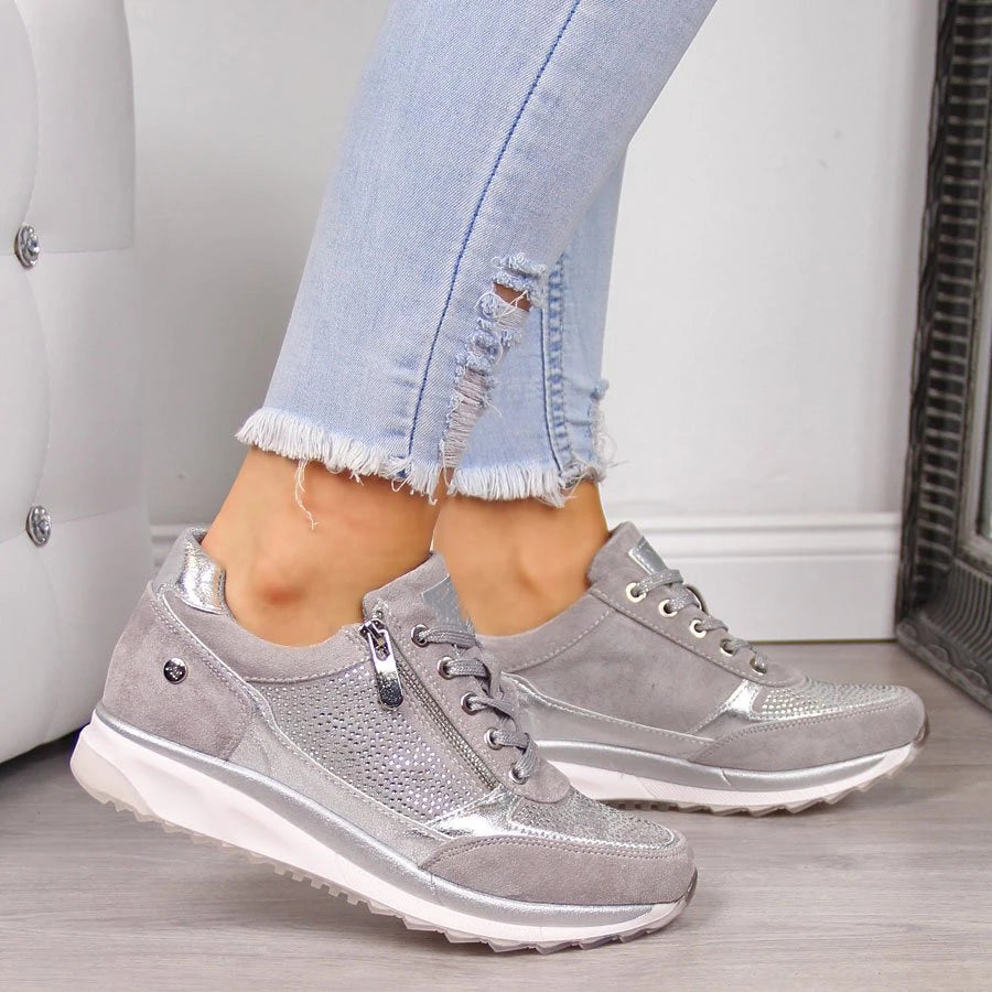 Chaussures Orthopédiques Gris - Confort Pieds et Style Élégant travel bottle