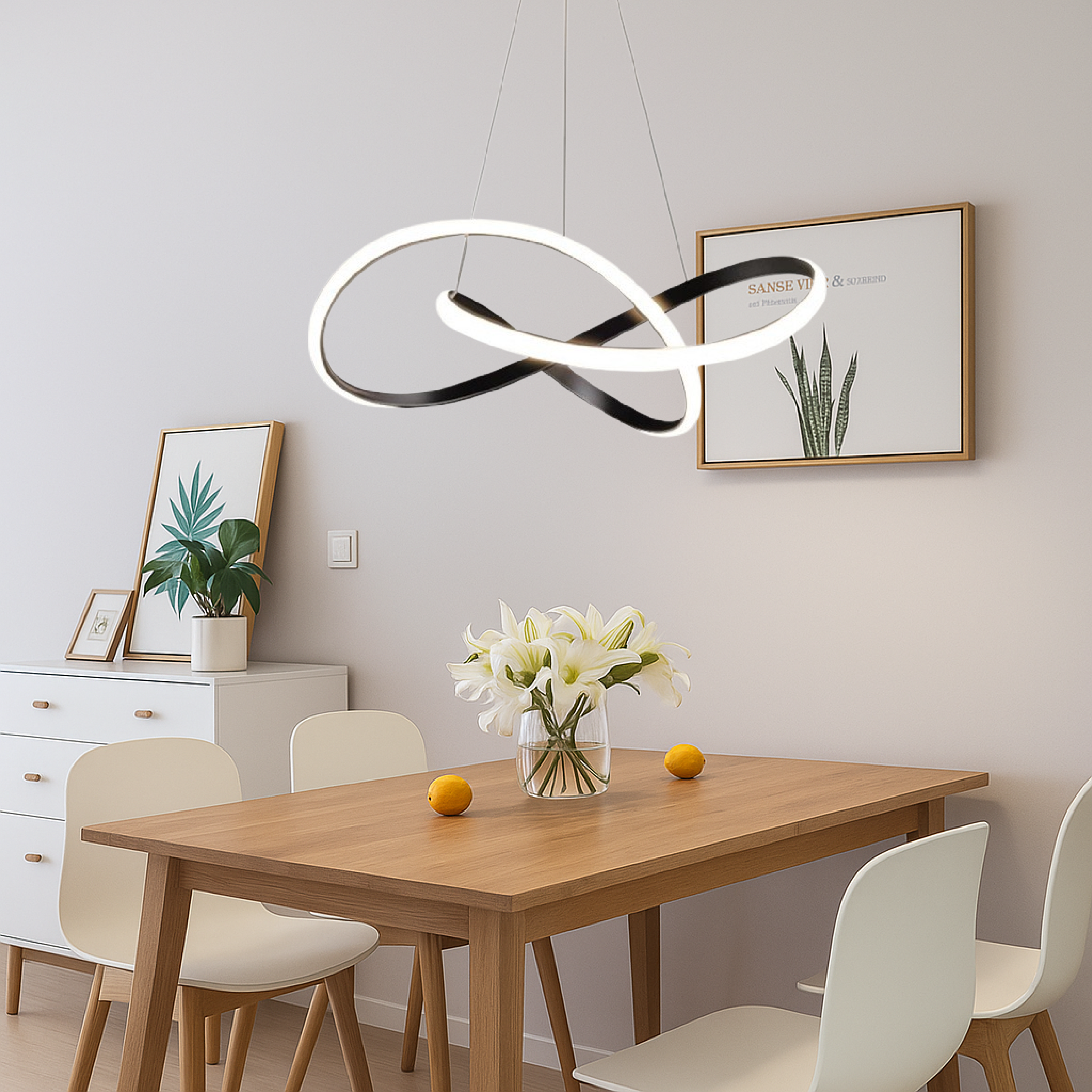 Modern chandelier for dining room