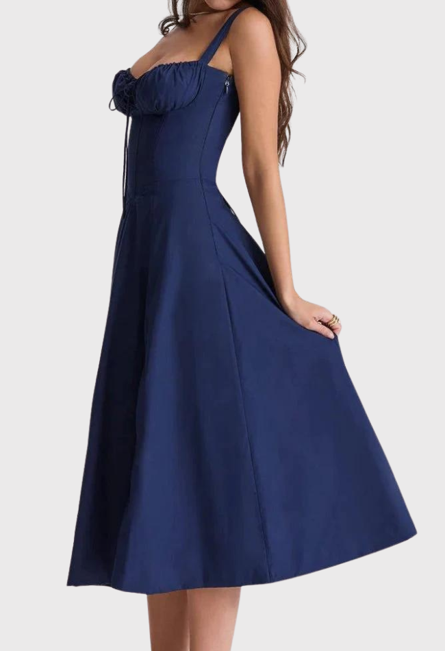 Robe d'Été à Fleurs Nathalie - Élégance et Confort pour Occasions Spéciales t