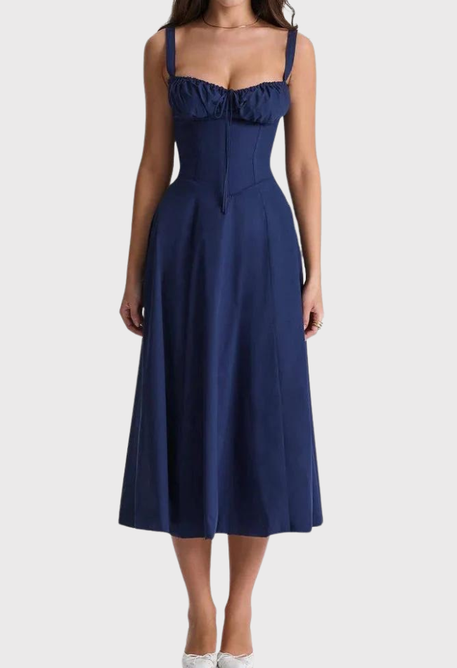 Robe d'Été à Fleurs Nathalie - Élégance et Confort pour Occasions Spéciales t