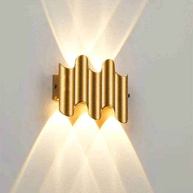 Applique Murale Moderne Or 5W - Éclairage Intérieur Chaleureux et Moderne tra