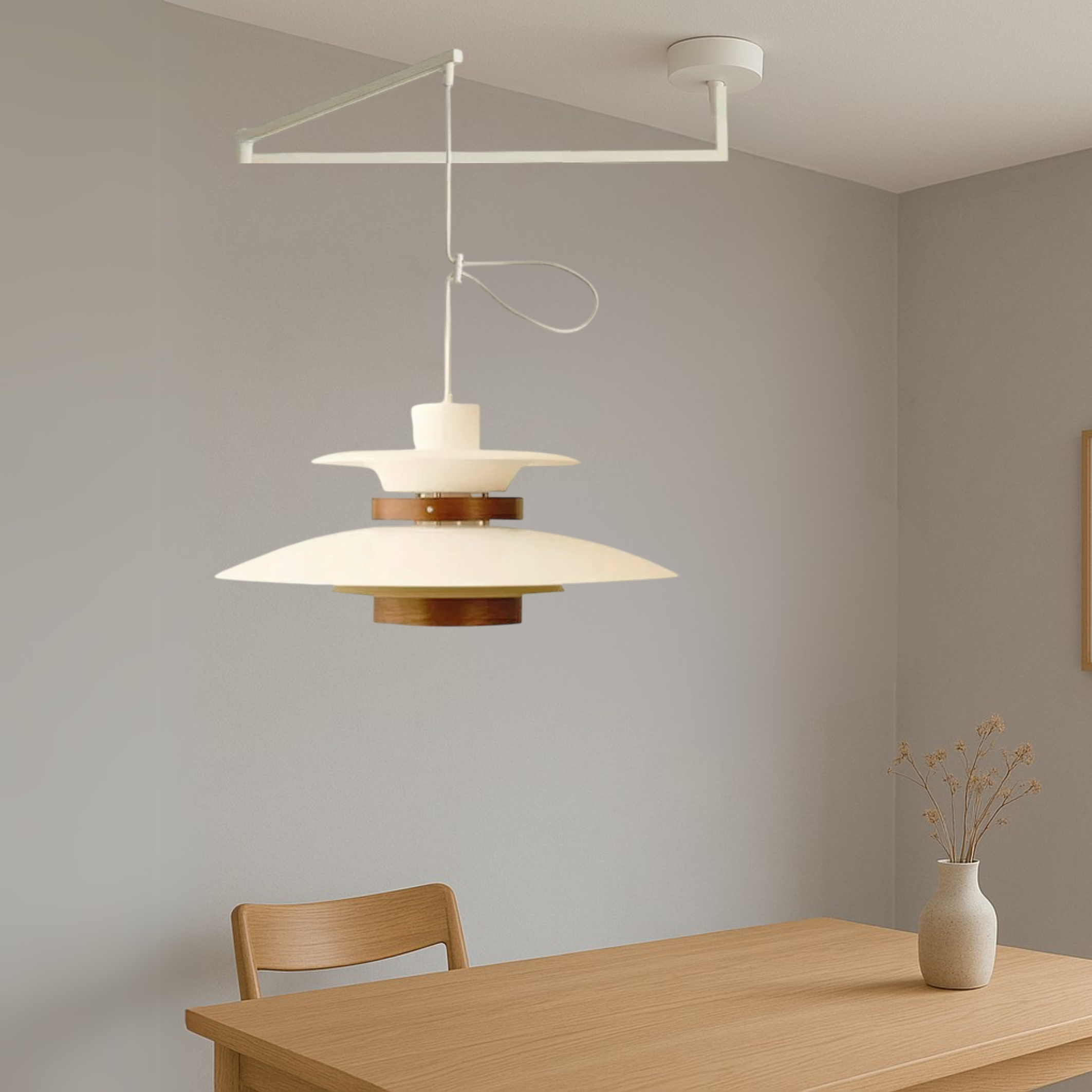 Merado articulated arm pendant lamp