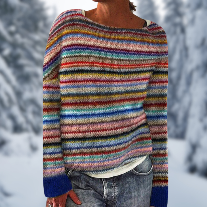 Pull multicolore élégant en taille S - Mode Hivernale et Polyester de Qualité dog