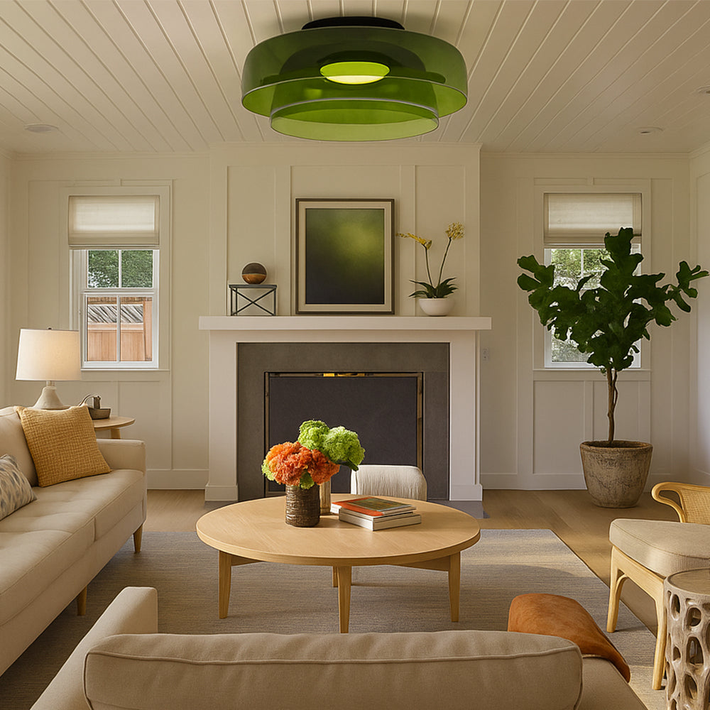 Nordic Bauhaus glass pendant lamp