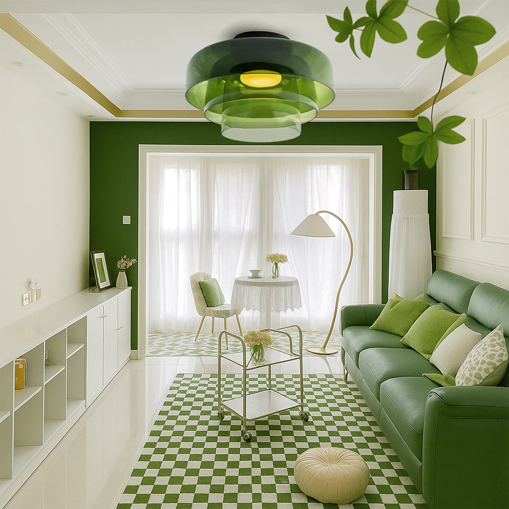 Nordic Bauhaus glass pendant lamp