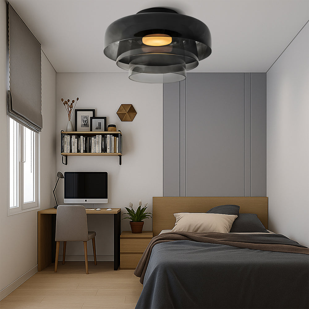 Nordic Bauhaus glass pendant lamp