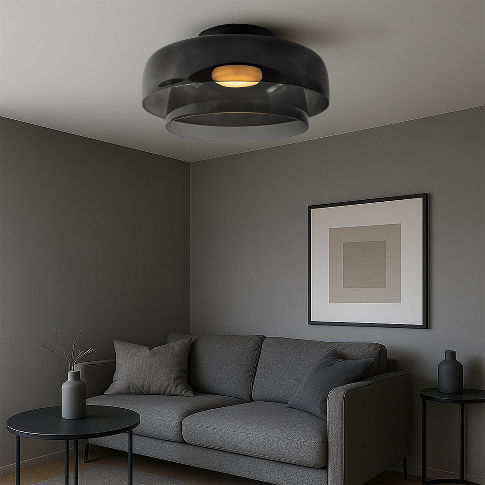 Nordic Bauhaus glass pendant lamp