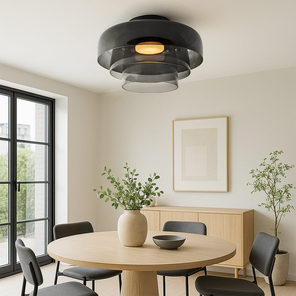 Nordic Bauhaus glass pendant lamp