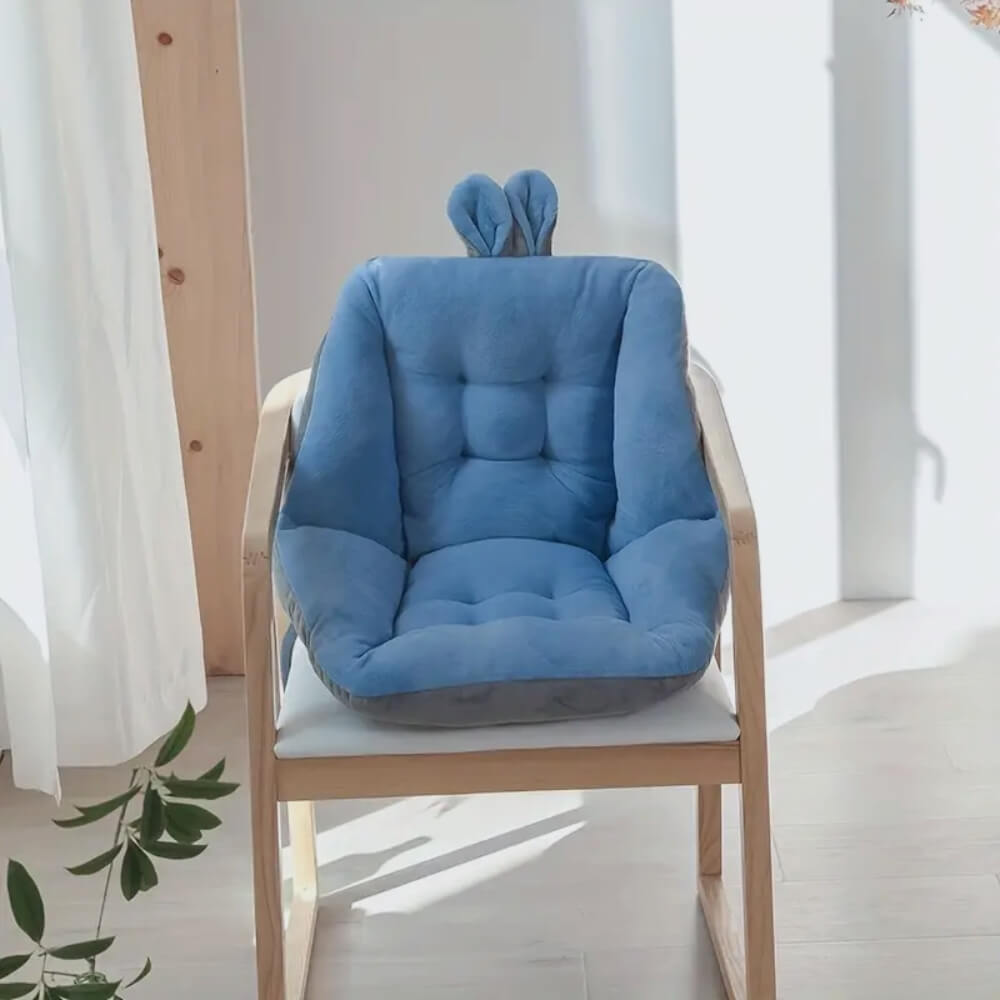 Coussin Coccyx Ergonomique NuageDouceur • Confort Suprême - Bleu Design Innovant