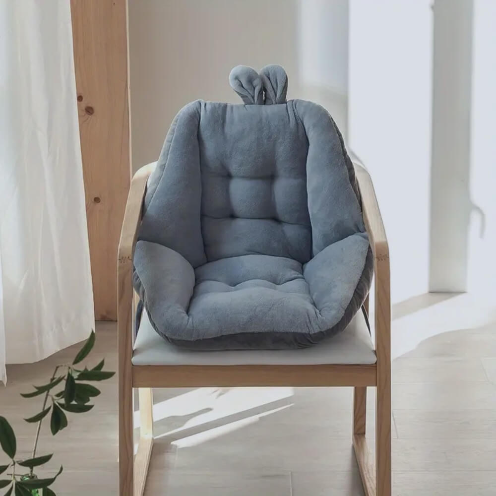Coussin Coccyx Ergonomique NuageDouceur • Confort Suprême - Gris Design Innovant
