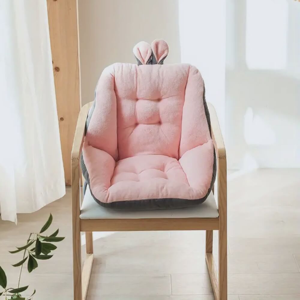 Coussin Coccyx Ergonomique NuageDouceur • Confort Suprême - Rose Design Innovant