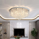 Crystal ceiling light