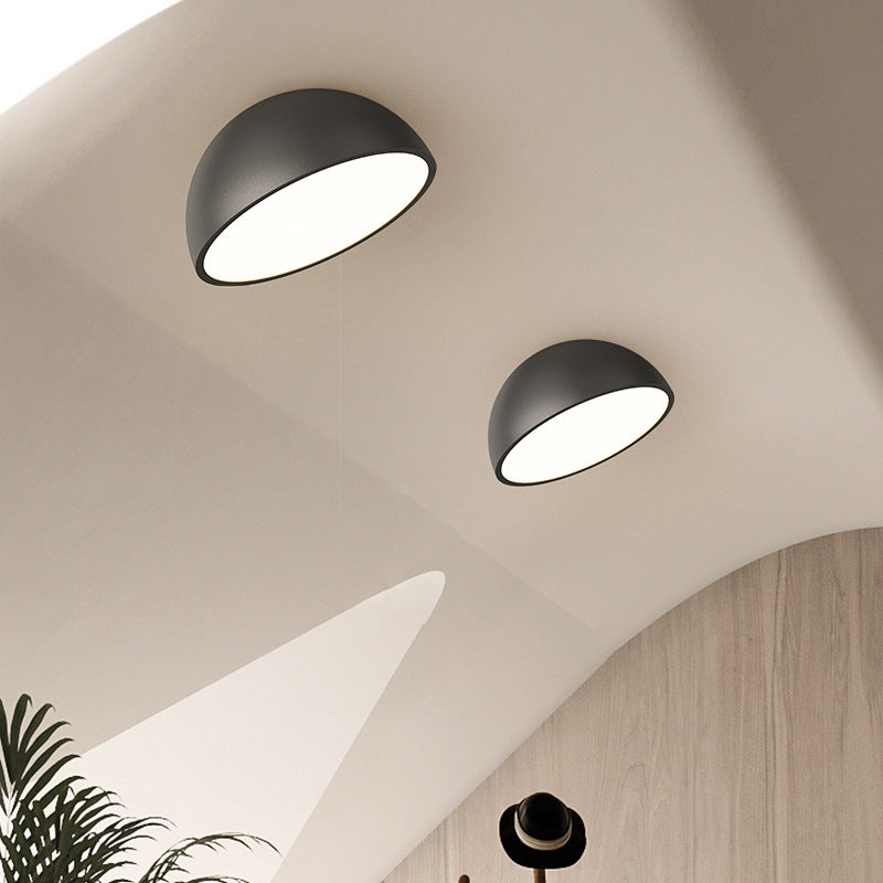 Hemispherical ceiling light