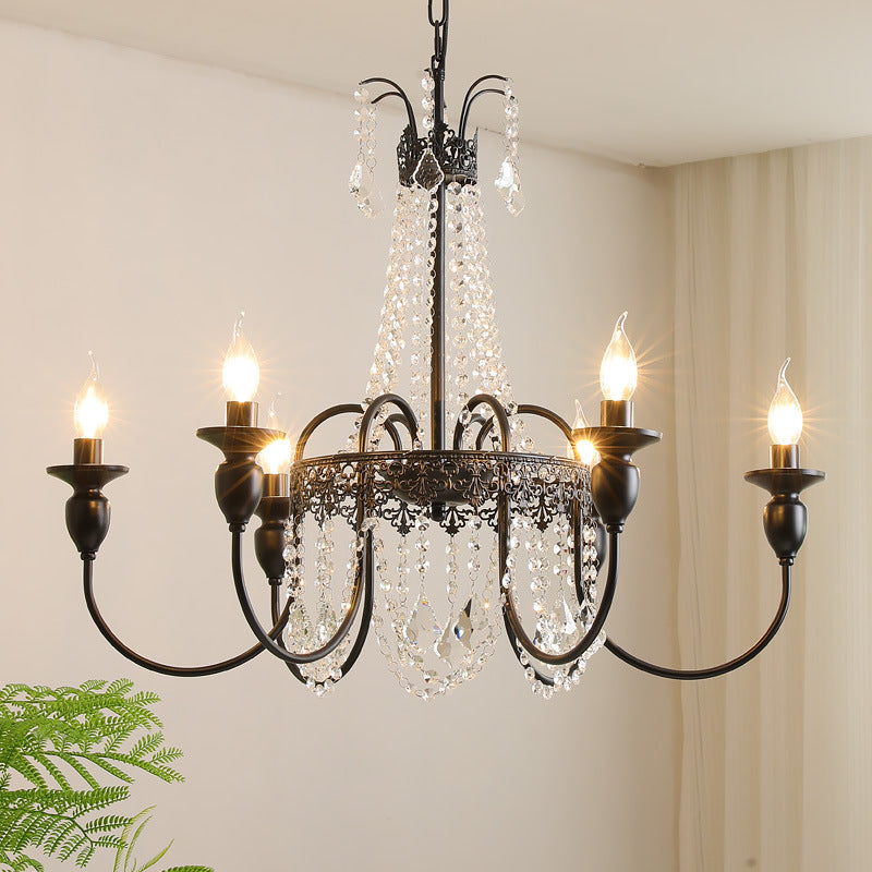 Crystal bedroom chandelier