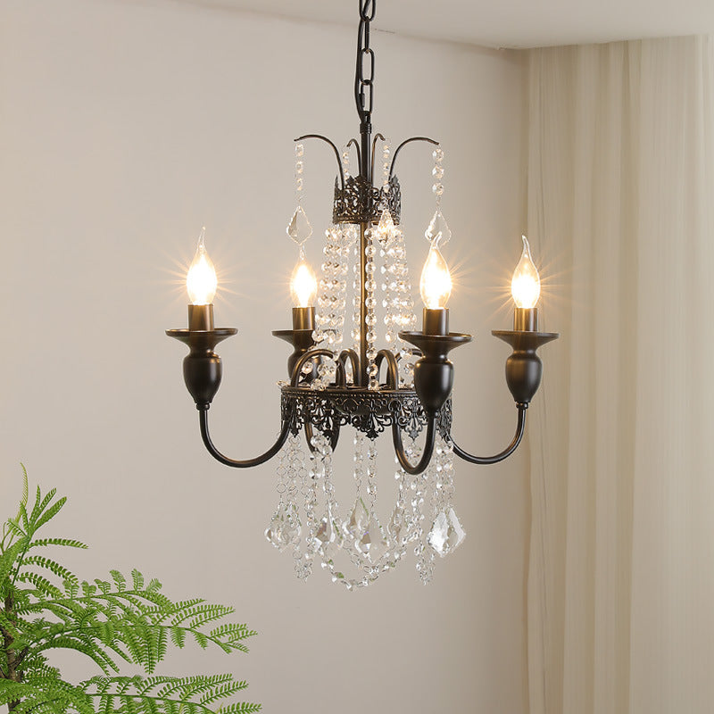 Crystal bedroom chandelier