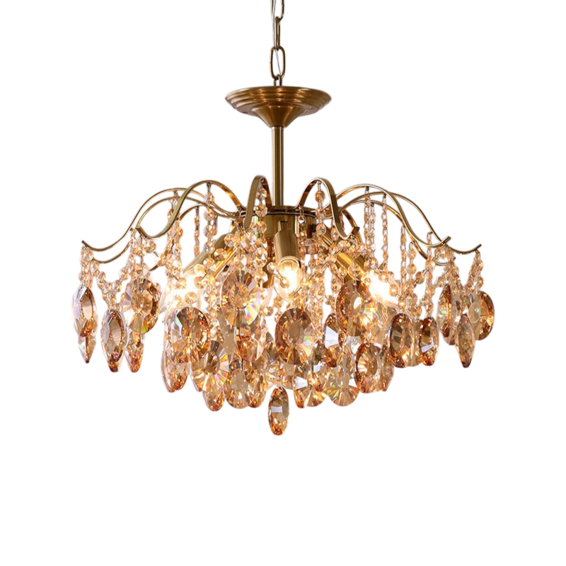 Vintage crystal chandelier