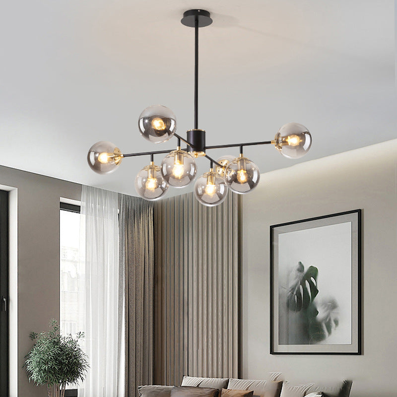 Nordic glass chandelier