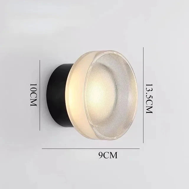 Lampe Murale Ronde Moderne Noir - Élégance et style épuré travel bottle leak-
