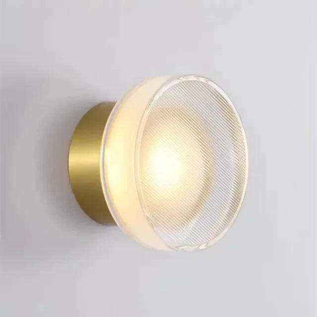 Lampe Murale Ronde Moderne Or - Luxe et design intérieur chic travel bottle l