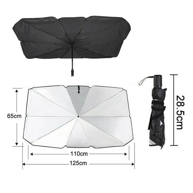 Pare soleil de voiture pliant - Protection thermique UV | Rangement facile | Système automatique