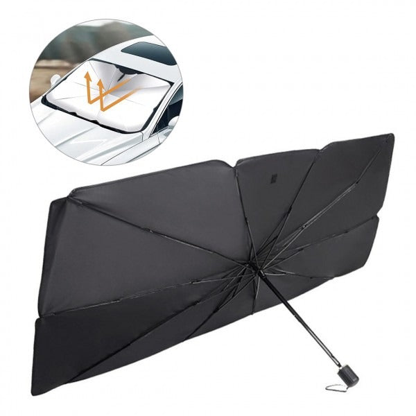 Pare soleil de voiture pliant Petite - Protection thermique UV | Rangement facile | Système automatique